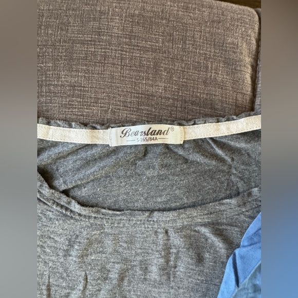 Bearsland nursing shirts. Blue and grey - Picture 3 of 4